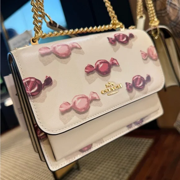 Coach Ivory Candy Print Shoulder Bag - Picture 2 of 10